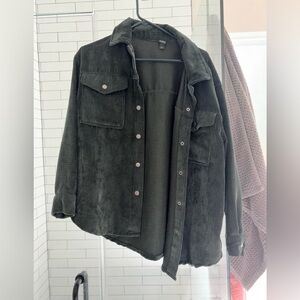 Dark Green Corduroy Jacket